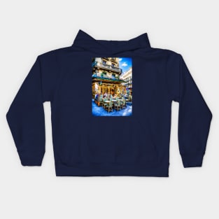 Paris Cafe Culture Kids Hoodie